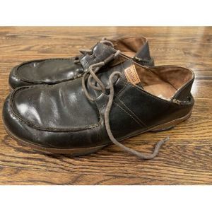 Olukai‎ Ohana Lace Up Nubuck Men's Brown Leather Moc Toe Shoe Size 12